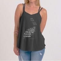 Cajun Creole I Love Louisiana Pelican Graphic Women's Strappy Tank