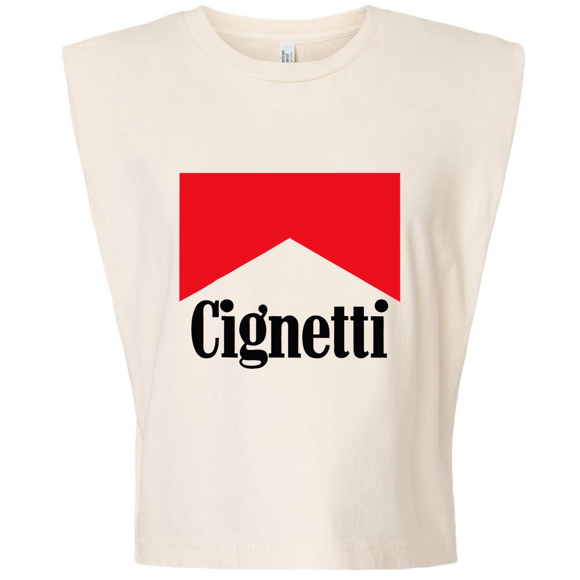 C.I.G.N..E.T.T.I. Garment-Dyed Women's Muscle Tee
