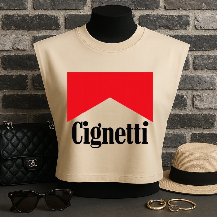 C.I.G.N..E.T.T.I. Garment-Dyed Women's Muscle Tee