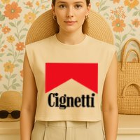 C.I.G.N..E.T.T.I. Garment-Dyed Women's Muscle Tee