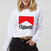 C.I.G.N..E.T.T.I. Cropped Pullover Crew