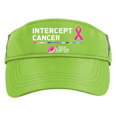 Crucial Catch Intercept Cancer Breast Cancer Awareness Adult Drive Performance Visor