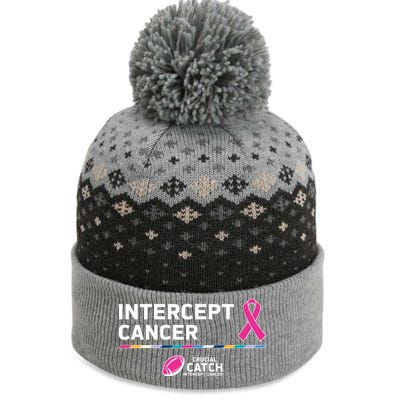 Crucial Catch Intercept Cancer Breast Cancer Awareness The Baniff Cuffed Pom Beanie