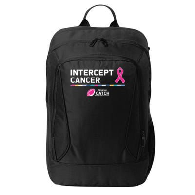 Crucial Catch Intercept Cancer Breast Cancer Awareness City Backpack