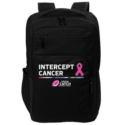 Crucial Catch Intercept Cancer Breast Cancer Awareness Impact Tech Backpack