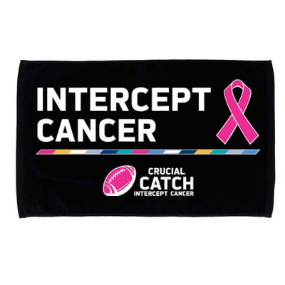 Crucial Catch Intercept Cancer Breast Cancer Awareness Microfiber Hand Towel