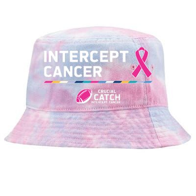 Crucial Catch Intercept Cancer Breast Cancer Awareness Tie-Dyed Bucket Hat