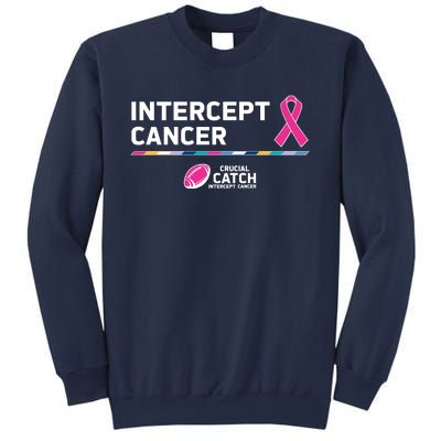 Crucial Catch Intercept Cancer Breast Cancer Awareness Sweatshirt