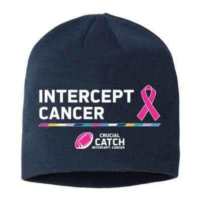 Crucial Catch Intercept Cancer Breast Cancer Awareness Sustainable Beanie