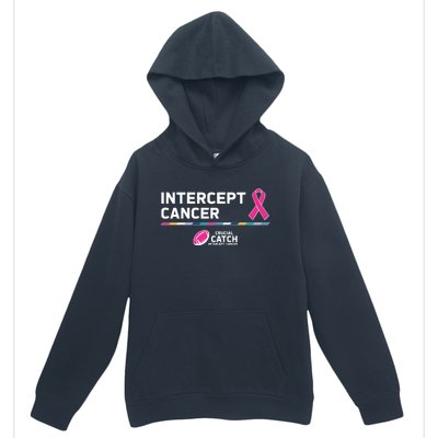 Crucial Catch Intercept Cancer Breast Cancer Awareness Urban Pullover Hoodie