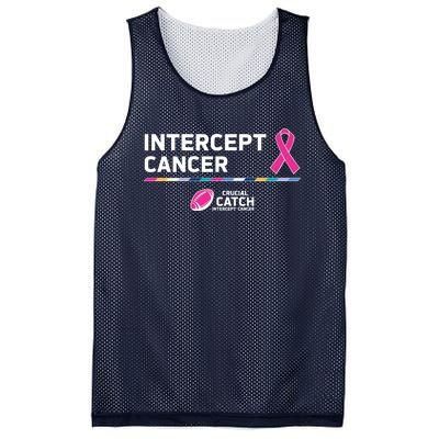 Crucial Catch Intercept Cancer Breast Cancer Awareness Mesh Reversible Basketball Jersey Tank