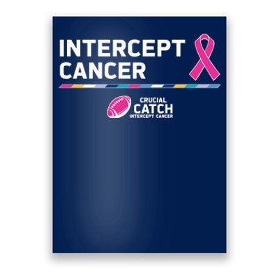 Crucial Catch Intercept Cancer Breast Cancer Awareness Poster