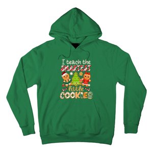 Cute Christmas I Teach The Smartest Little Cookies Teacher Gift Hoodie