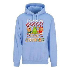 Cute Christmas I Teach The Smartest Little Cookies Teacher Gift Unisex Surf Hoodie