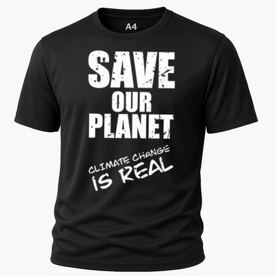 Climate Change Is Real Meaningful Gift Save Our Planet Awareness Vintage Cool Gi Performance Shirt