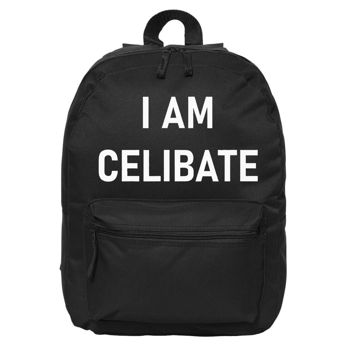 Celebrate Celibacy I Am Celibate 16 in Basic Backpack