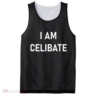 Celebrate Celibacy I Am Celibate Mesh Reversible Basketball Jersey Tank