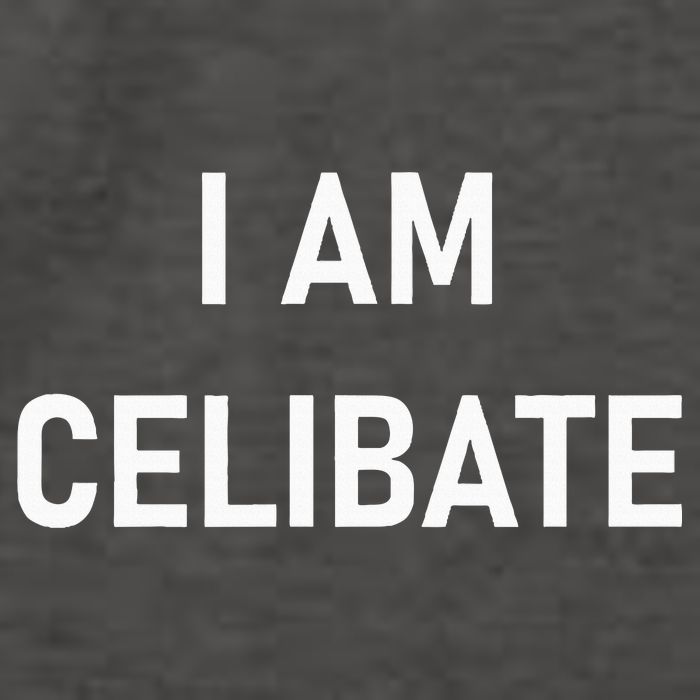 Celebrate Celibacy I Am Celibate Vector Backpack