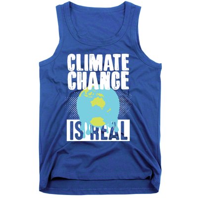 Climate Change Is Real Earth Day Climate Change Gift Tank Top