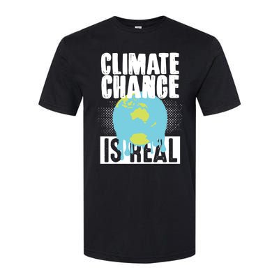 Climate Change Is Real Earth Day Climate Change Gift Softstyle® CVC T-Shirt