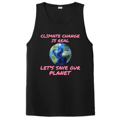 Climate Change Is Real Lets Save Our Planet Cool Gift PosiCharge Competitor Tank