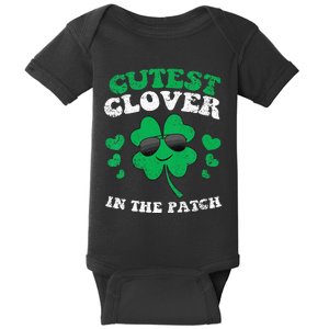 Cutest Clover In The Patch St Patricks Day Baby Bodysuit