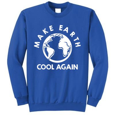 Climate Change Is Real Make Earth Cool Again Cool Gift Sweatshirt