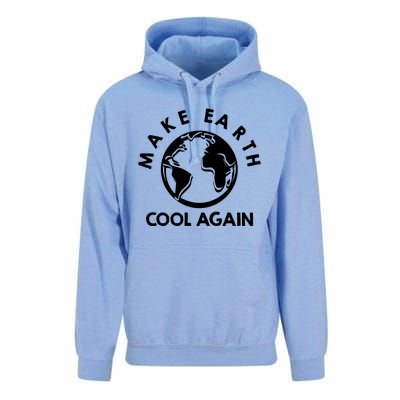 Climate Change Is Real Make Earth Cool Again Cool Gift Unisex Surf Hoodie