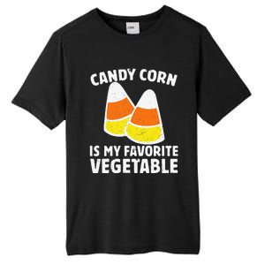 Candy Corn Is My Favorite Vegetable Retro Halloween Gift Tall Fusion ChromaSoft Performance T-Shirt