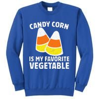 Candy Corn Is My Favorite Vegetable Retro Halloween Gift Sweatshirt