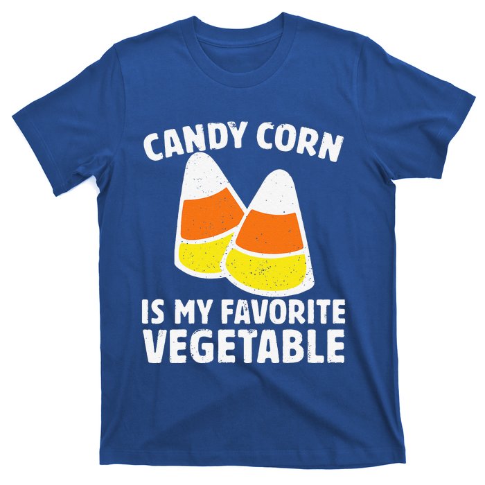 Candy Corn Is My Favorite Vegetable Retro Halloween Gift T-Shirt