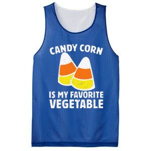 Candy Corn Is My Favorite Vegetable Retro Halloween Gift Mesh Reversible Basketball Jersey Tank