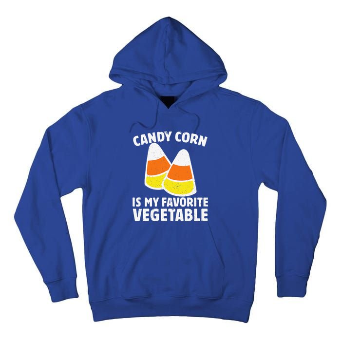 Candy Corn Is My Favorite Vegetable Retro Halloween Gift Tall Hoodie