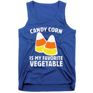 Candy Corn Is My Favorite Vegetable Retro Halloween Gift Tank Top