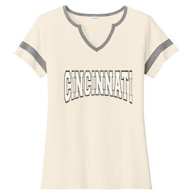 Cincinnati Ladies Halftime Notch Neck Tee