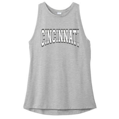 Cincinnati Ladies PosiCharge Tri-Blend Wicking Tank