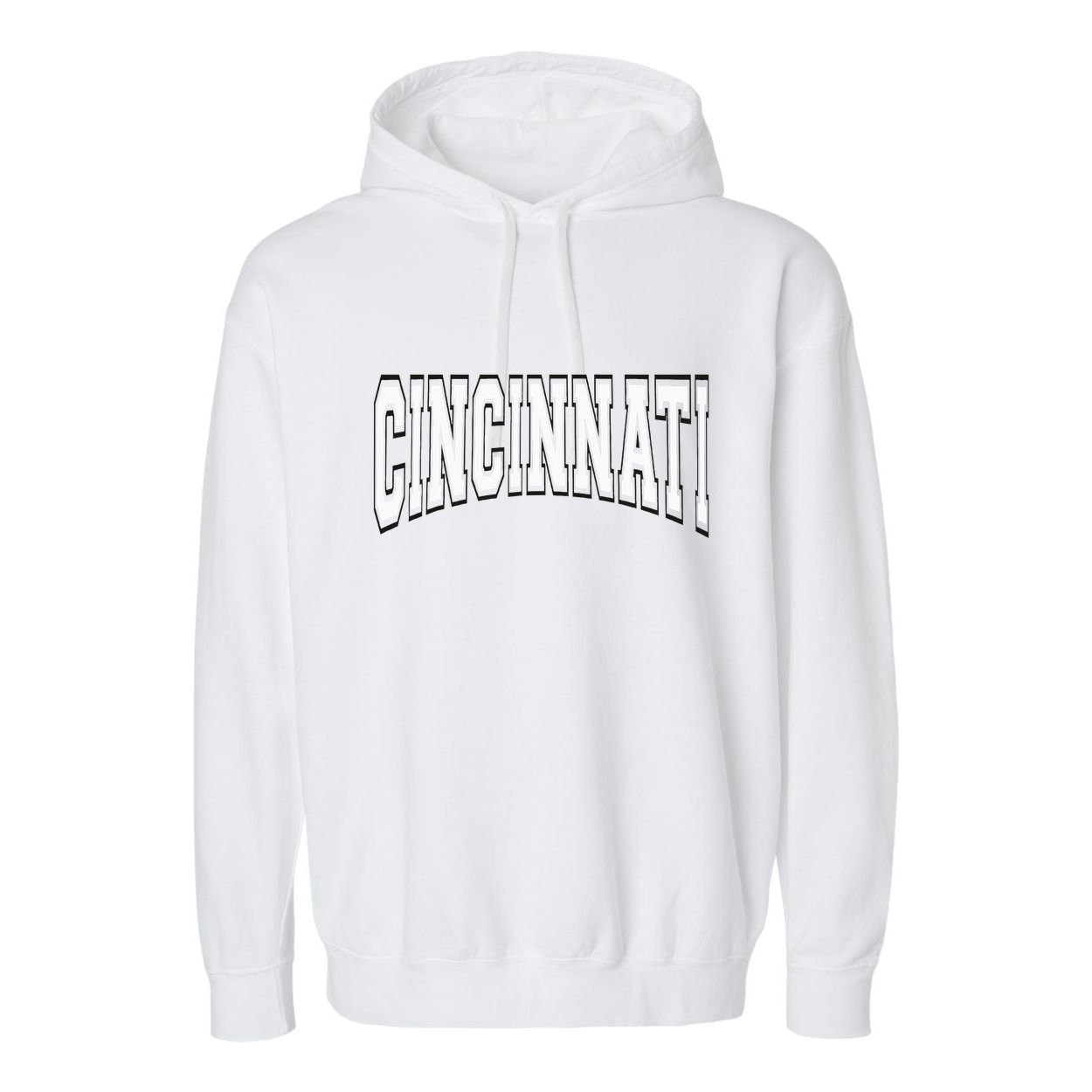 Cincinnati Garment-Dyed Fleece Hoodie