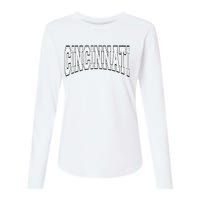 Cincinnati Womens Cotton Relaxed Long Sleeve T-Shirt