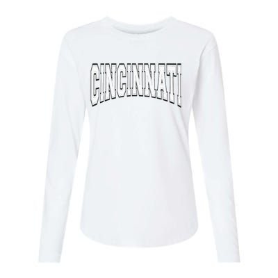 Cincinnati Womens Cotton Relaxed Long Sleeve T-Shirt