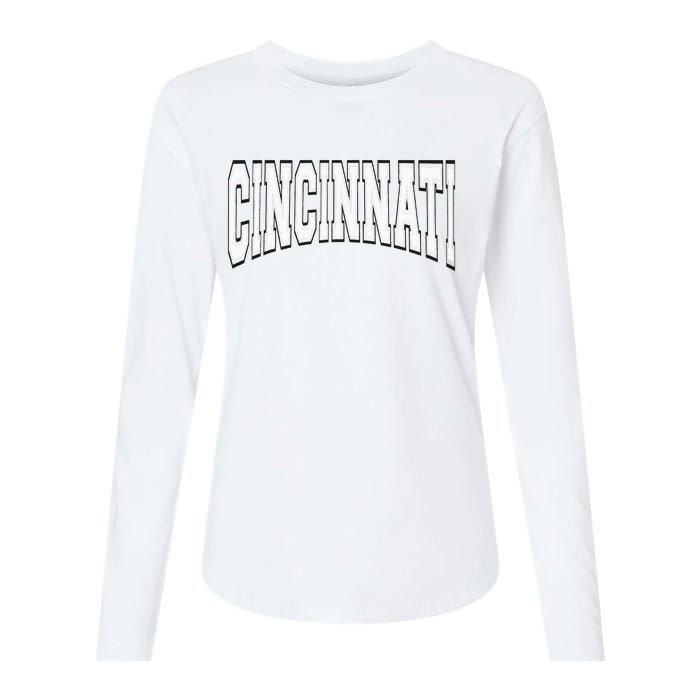 Cincinnati Womens Cotton Relaxed Long Sleeve T-Shirt