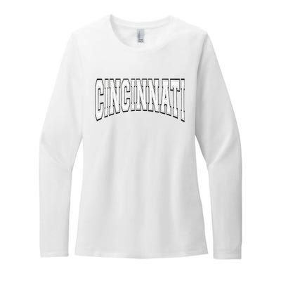 Cincinnati Womens CVC Long Sleeve Shirt