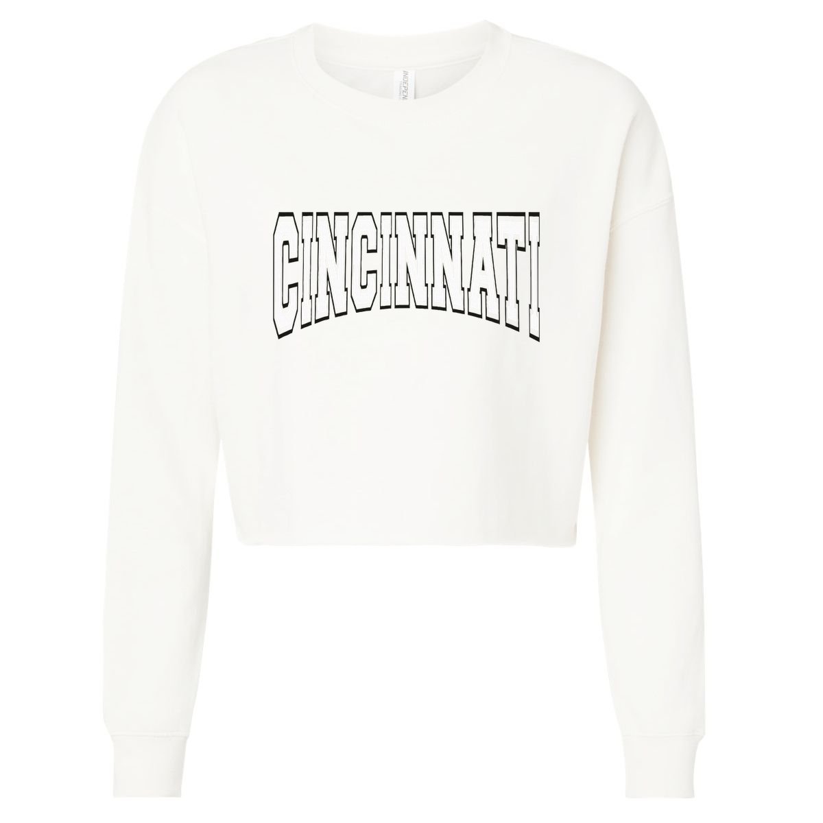 Cincinnati Cropped Pullover Crew