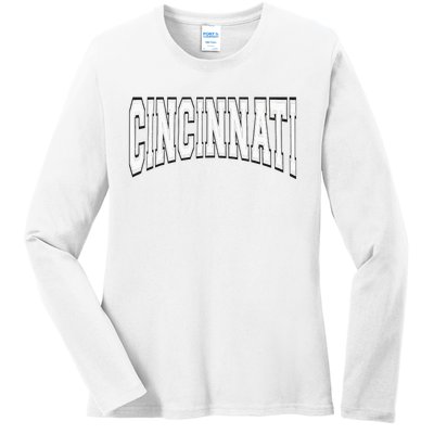 Cincinnati Ladies Long Sleeve Shirt