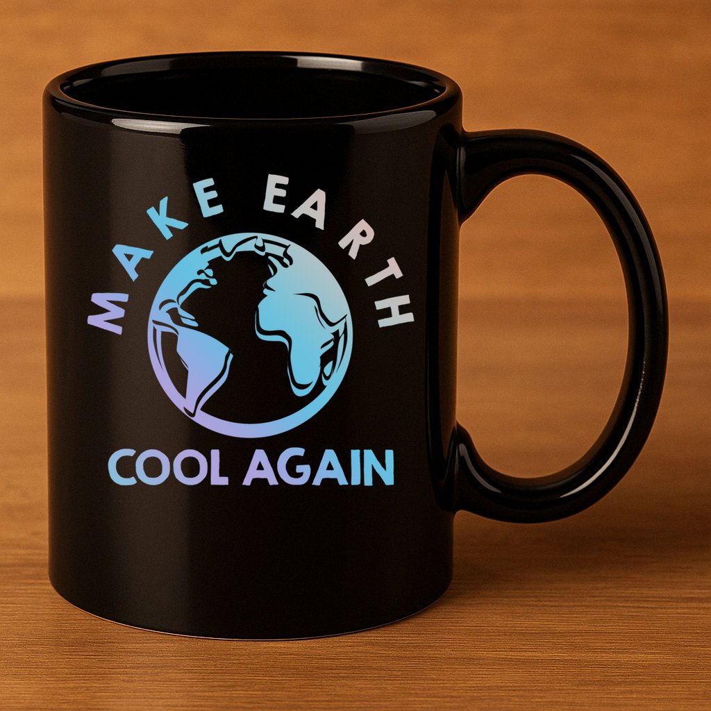 Climate Change Is Real Make Earth Cool Again Gift 11oz C Handle Ceramic Mug