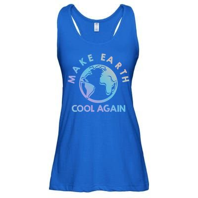 Climate Change Is Real Make Earth Cool Again Gift Ladies Essential Flowy Tank