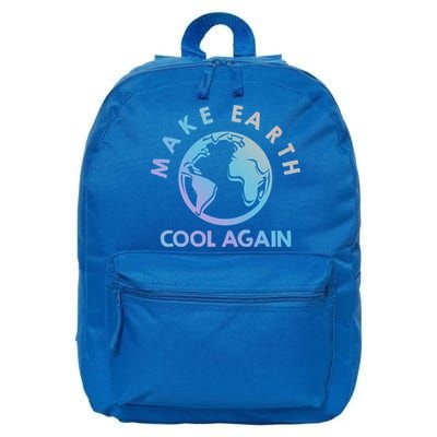 Climate Change Is Real Make Earth Cool Again Gift 16 in Basic Backpack