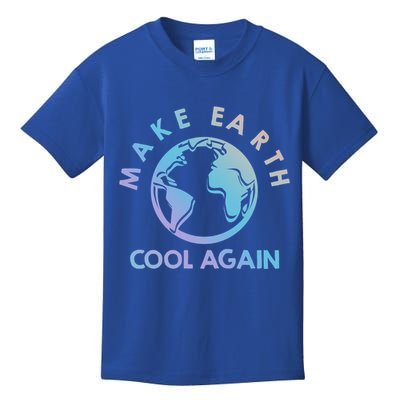 Climate Change Is Real Make Earth Cool Again Gift Kids T-Shirt