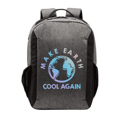 Climate Change Is Real Make Earth Cool Again Gift Vector Backpack