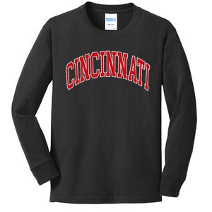 Cincinnati Kids Long Sleeve Shirt