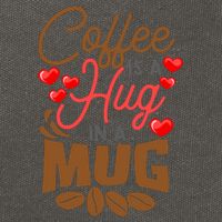 Cute Coffee Is A Hug In Mug Cafe Saying Java Lover Cotton Canvas Backpack